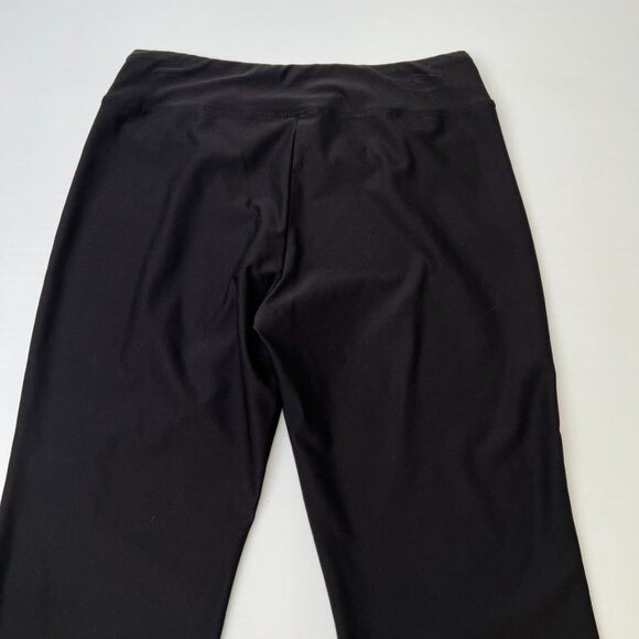 Vintage Nike Pant Women Medium Wide Leg Crop Swoosh 28x23 Gym Retro Y2K Core Ex - Picture 9 of 10